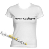 RED HOT CHILI PEPPERS - Written Logo By The Way - biele dámske tričko