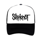 SLIPKNOT - Logo - čiernobiela sieťkovaná šiltovka model "Trucker"