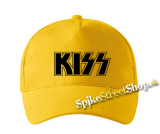KISS - Logo Black - žltá šiltovka (-30%=AKCIA)