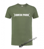 LINKIN PARK - Logo - Motive 2 - olivové pánske tričko