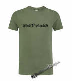 LOUIS TOMLINSON - Logo Smile - olivové pánske tričko