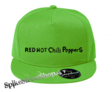 RED HOT CHILI PEPPERS - Writen Logo - jabĺčkovo-zelená šiltovka model "Snapback"