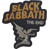 BLACK SABBATH - The End-Out Wavy Logo - nažehľovacia nášivka