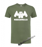 MARSHALL - Logo DJ - olivové pánske tričko