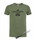 MASTODON - Logo - olivové pánske tričko