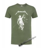 METALLICA - And Justice For All - olivové pánske tričko