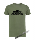 MY HERO ACADEMIA - Logo Symbol - olivové pánske tričko