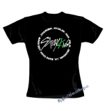 STRAY KIDS - Oddinary Circle Names - čierne dámske tričko