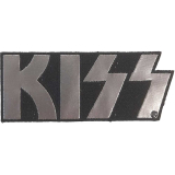 KISS - Chrome Logo - nažehľovacia nášivka