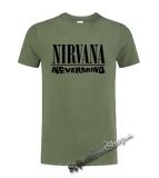 NIRVANA - Nevermind - olivové pánske tričko