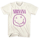 NIRVANA - Inverse Smiley - pieskové pánske tričko