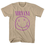 NIRVANA - Inverse Smiley - pieskové pánske tričko