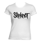 SLIPKNOT - Logo - biele dámske tričko