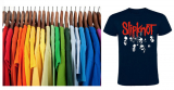 SLIPKNOT - Red Logo Band - farebné pánske tričko