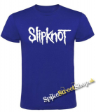 SLIPKNOT - Logo - kráľovskymodré pánske tričko