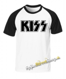 KISS - Logo Black - dvojfarebné pánske tričko
