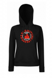 RED HOT CHILI PEPPERS - Duck Logo - čierna dámska mikina