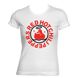 RED HOT CHILI PEPPERS - Duck Logo - biele dámske tričko