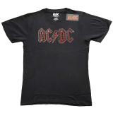 AC/DC - Full Colour Logo Diamante - čierne pánske tričko