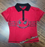 JACK SKELLINGTON - motive 3 - červené dievčenské tričko