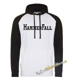HAMMERFALL - Logo - čiernobiela pánska mikina