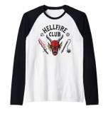 STRANGER THINGS - HELLFIRE CLUB - pánske tričko s dlhými rukávmi