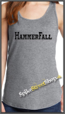 HAMMERFALL - Logo - Ladies Vest Top - šedé