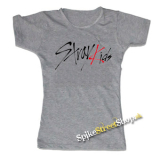 STRAY KIDS - Logo - šedé dámske tričko