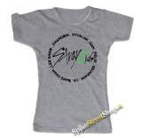STRAY KIDS - Oddinary Circle Names - šedé dámske tričko