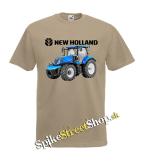 NEW HOLLAND - Traktor - pieskové pánske tričko
