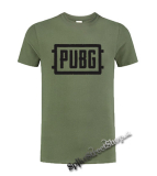 PUBG - Logo - olivové pánske tričko