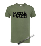PUDDLE OF MUDD - Logo - olivové pánske tričko