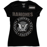 RAMONES - Presidential Seal - čierne dámske tričko