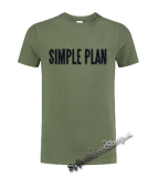 SIMPLE PLAN - olivové pánske tričko
