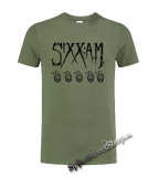 SIXX AM - olivové pánske tričko