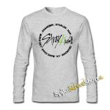 STRAY KIDS - Oddinary Circle Names - šedé pánske tričko s dlhými rukávmi