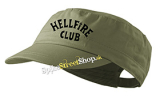 STRANGER THINGS - HELLFIRE CLUB - olivová šiltovka army cap