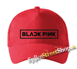 BLACKPINK - Logo - červená šiltovka (-30%=AKCIA)