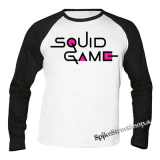 SQUID GAME - Logo Colour Pink - pánske tričko s dlhými rukávmi