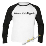 RED HOT CHILI PEPPERS - Written Logo By The Way - pánske tričko s dlhými rukávmi