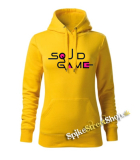 SQUID GAME - Logo Colour Pink - žltá dámska mikina