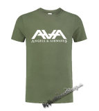 ANGELS AND AIRWAVES - Logo - olivové detské tričko