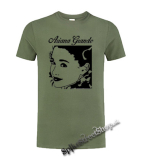 ARIANA GRANDE - Portrait - olivové detské tričko