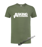ASKING ALEXANDRIA - Logo - olivové detské tričko