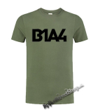B1A4 - Logo - olivové detské tričko