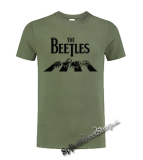 BEETLES  - olivové detské tričko