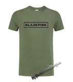 BLACKPINK - Logo - olivové detské tričko