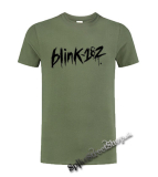 BLINK 182 - Logo - olivové detské tričko