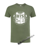 BTS - Bangtan Boys  - Logo Design - olivové detské tričko