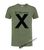 ED SHEERAN - X - olivové detské tričko